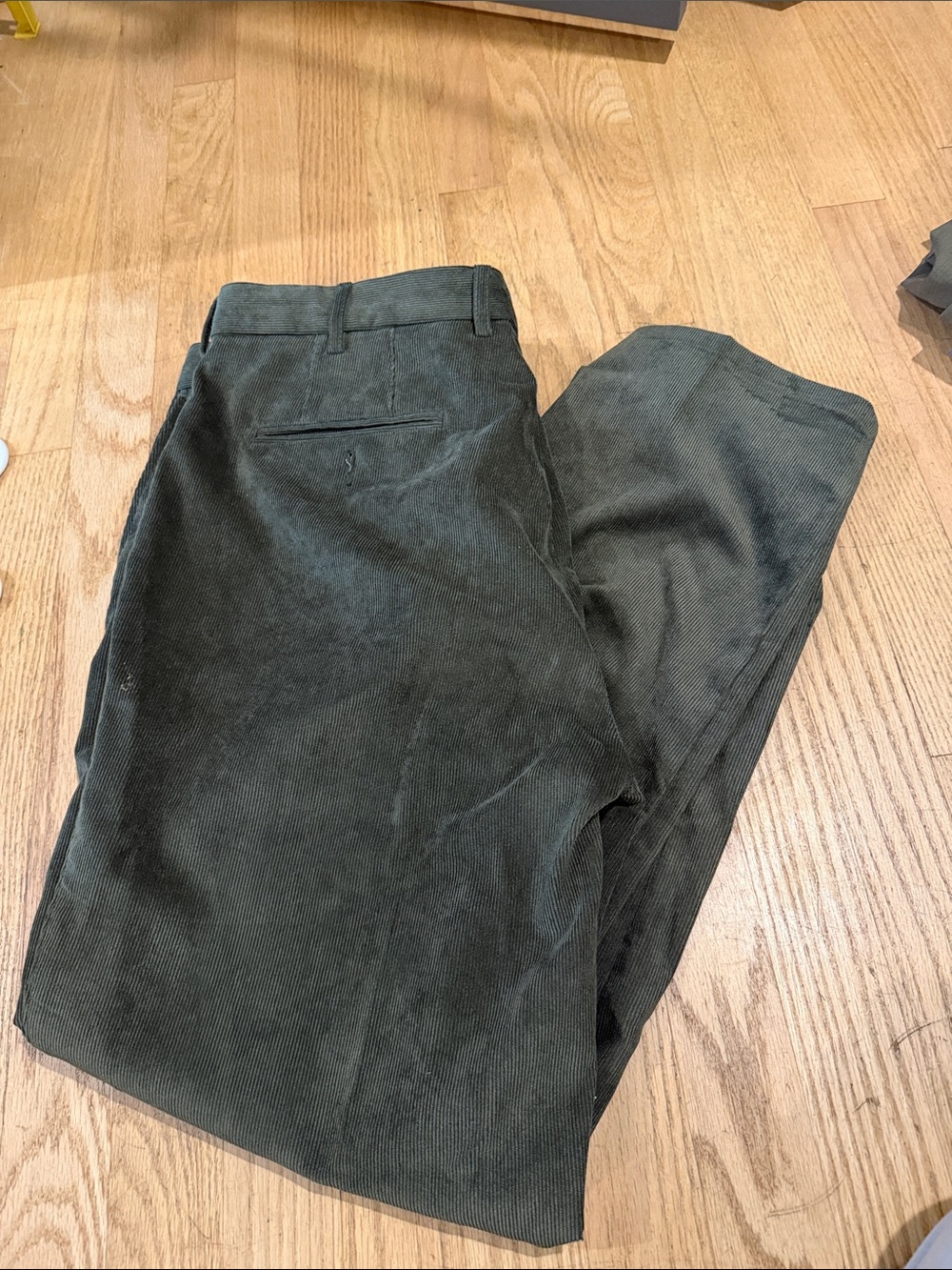 Peter Millar Olive Green Corduroy Trousers